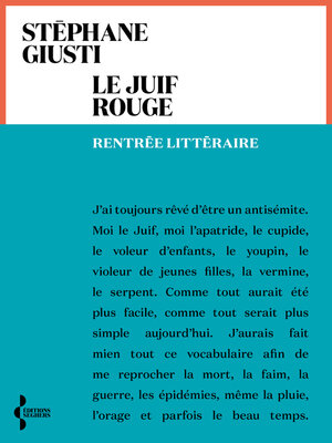 cover image of Le Juif rouge